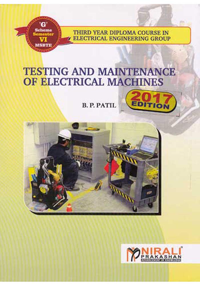 TESTING AND MAINTENANCE OF ELECTRICAL MACHINES by B. P. PATIL Goodreads