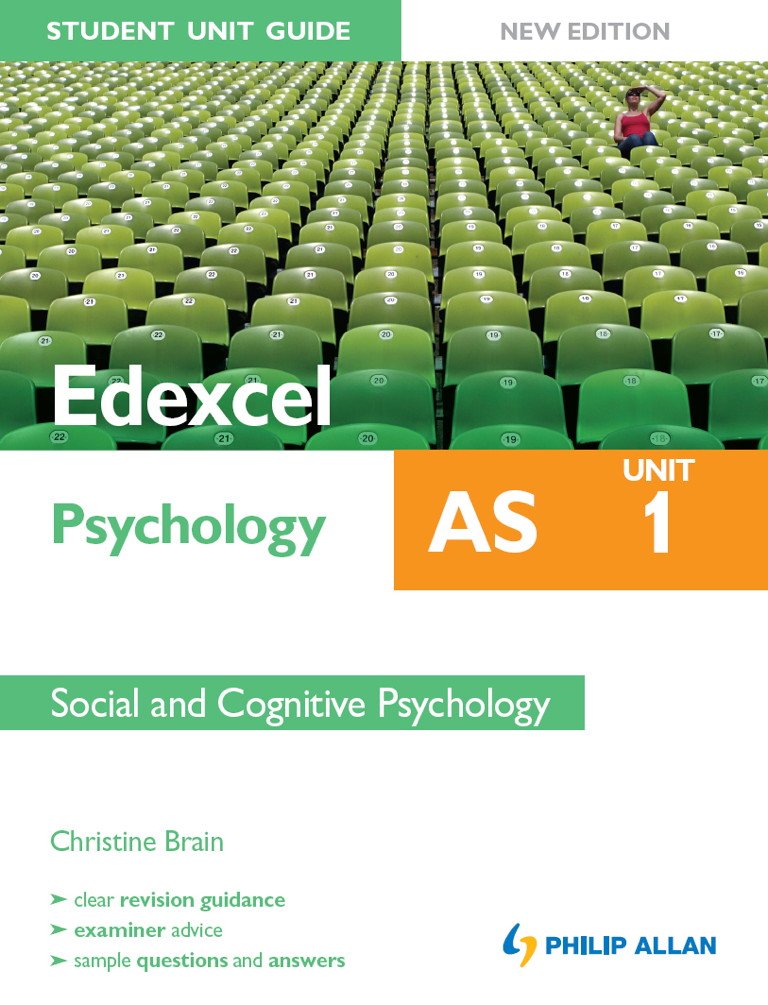 Edexcel AS Psychology Student Unit Guide New Edition Unit 1 Social and