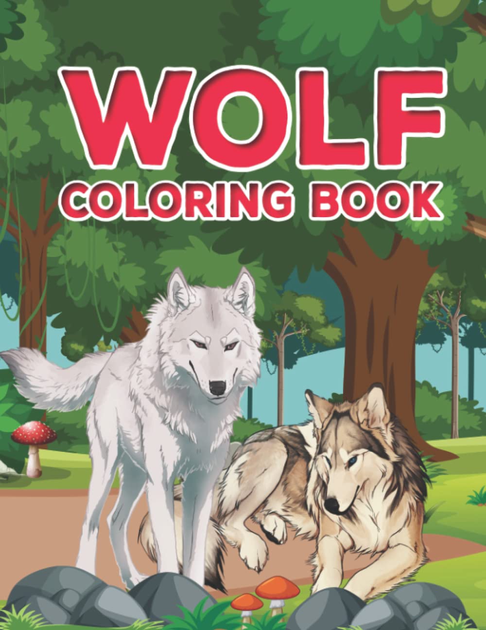 Wolf Coloring Book for kids Beautiful Wolf Coloring Books for Kids