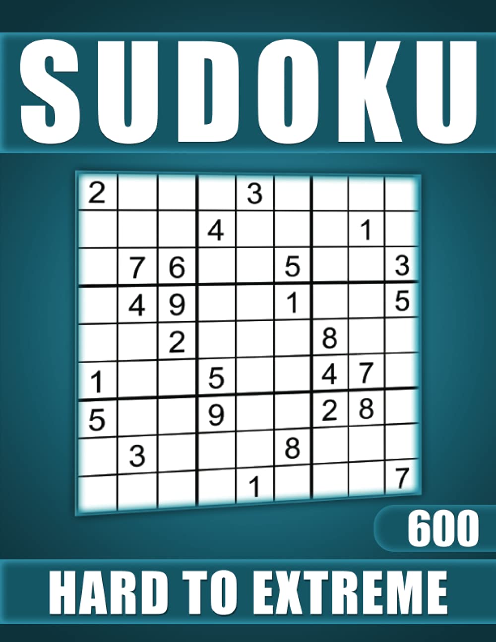 600 Sudoku Puzzles For Adults Large Print Hard to Extreme: 600 Puzzles ...