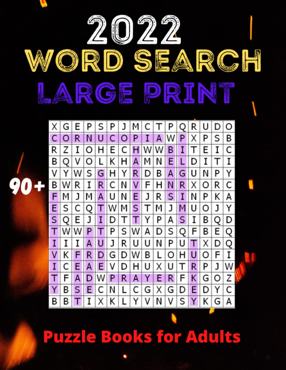 2022 Word Search Large Print Puzzle Books for Adults Relaxing puzzle