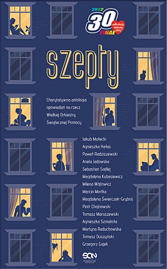 Szepty. Charytatywna antologia opowiadań na rzecz Wielkiej Orkiestry Świątecznej Pomocy book cover