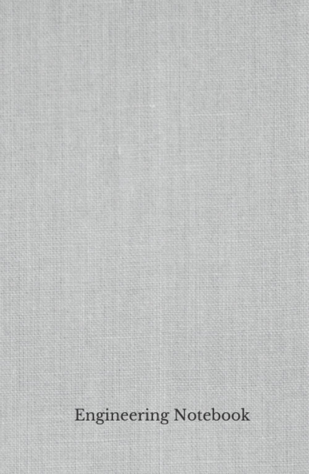 Engineering Notebook Small Gray 5.5x8.5 (200 Page) Engineer Lab