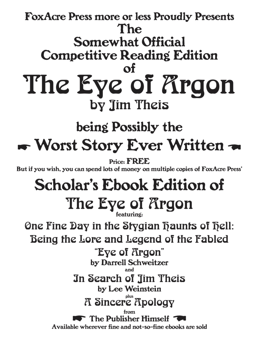 The Eye of Argon