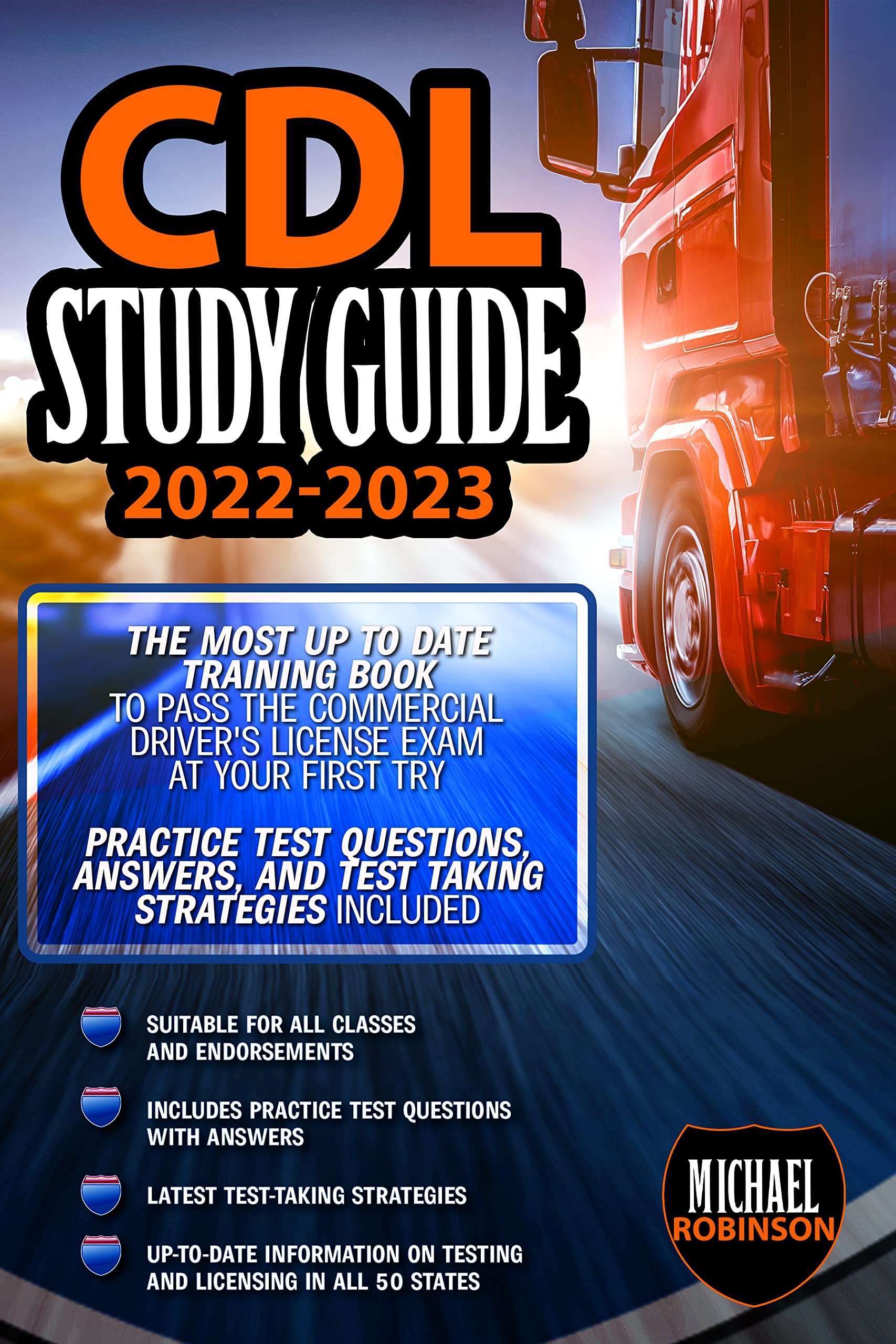 CDL Study Guide 2022-2023: The Most Up to Date Training Book to Pass ...