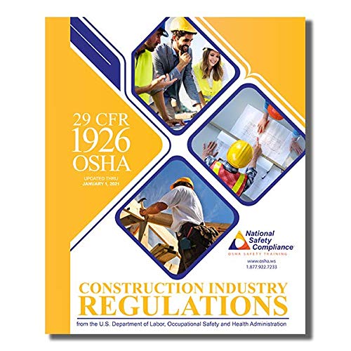 29 CFR 1926 OSHA Construction Industry Regulations & Standards January