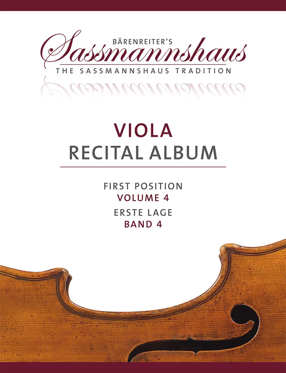 Viola Recital Album Volume 4 5 Recital Pieces in First Position for