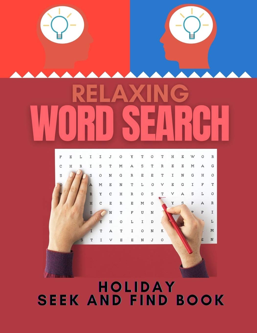 Relaxing Word Search Holiday Seek And Find Book Critical And Creative