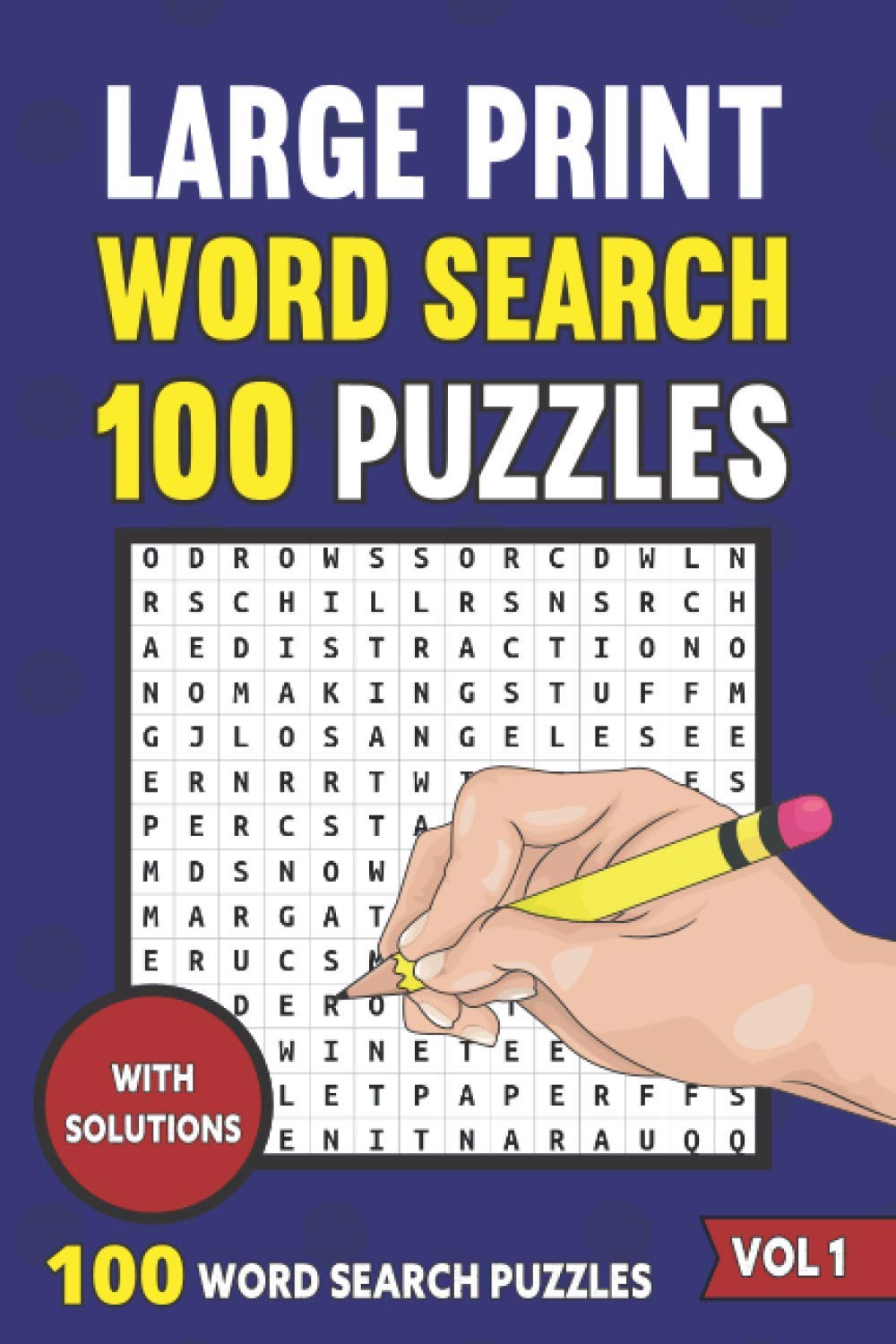 Large Print Word Search 100 Puzzles: A Fun Activity Book For Seniors ...