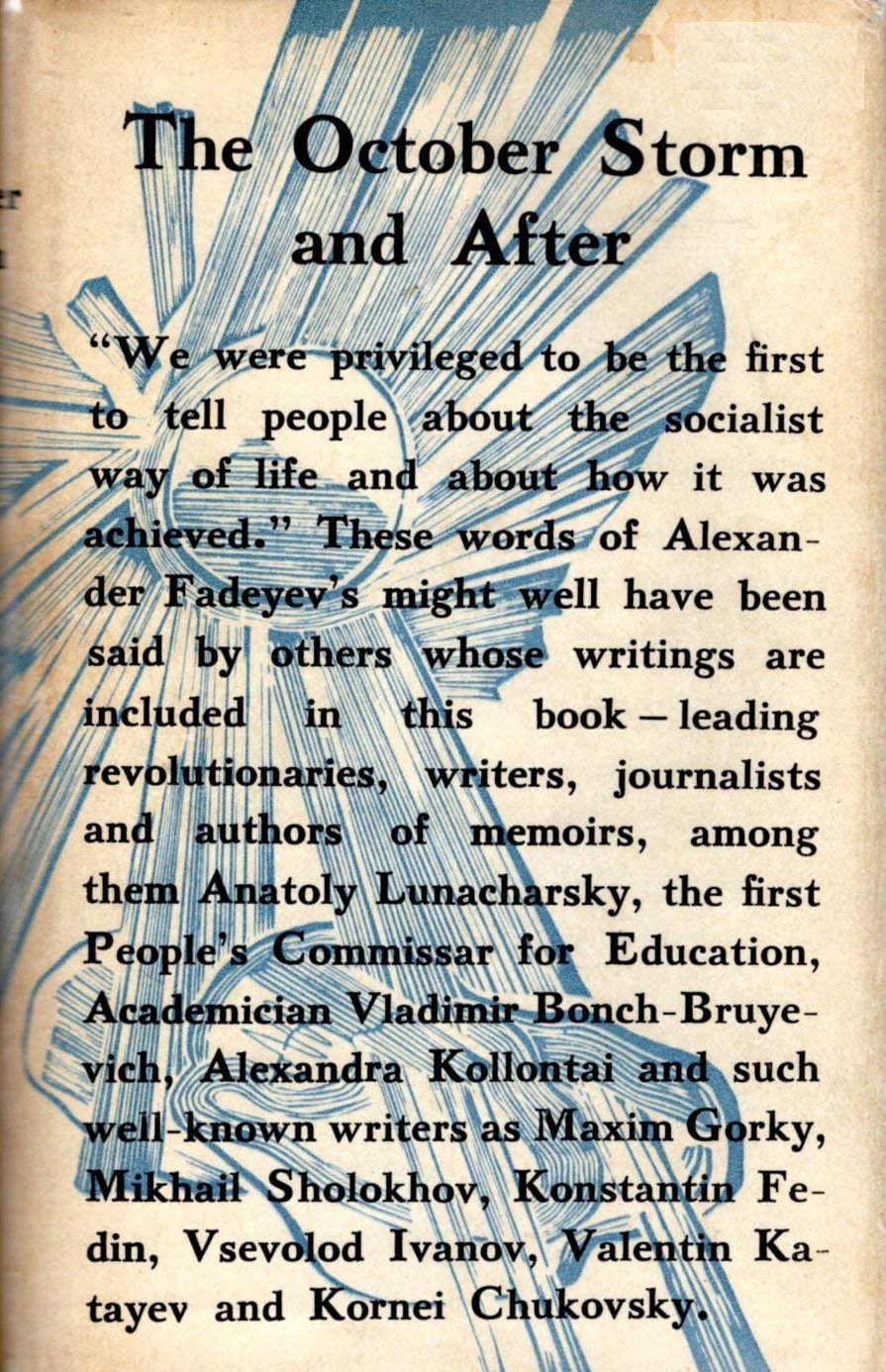 The October Storm and After book cover