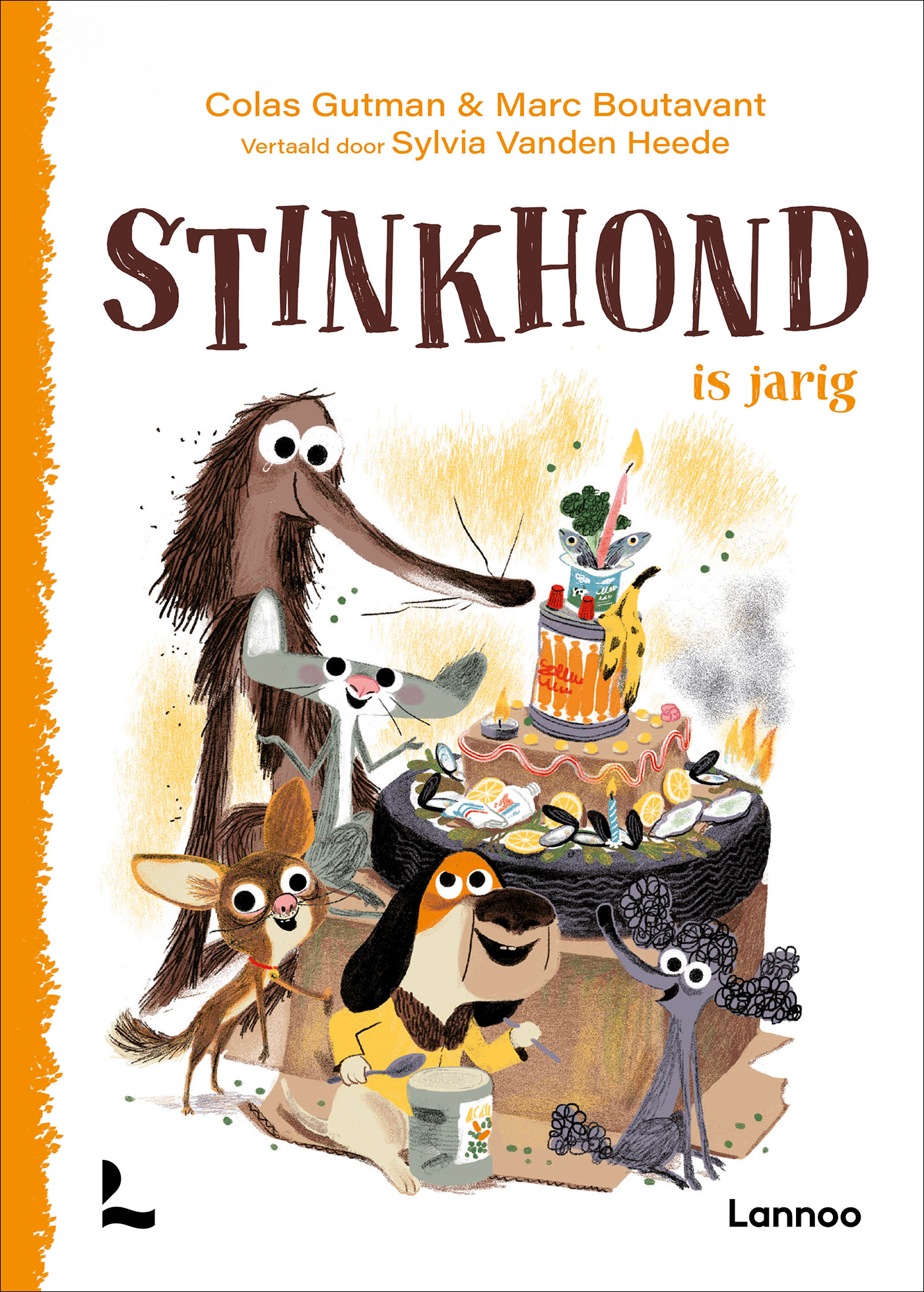 Stinkhond is jarig book cover