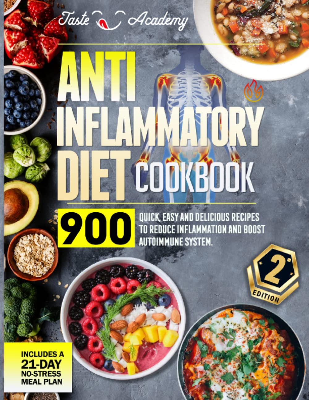 AntiInflammatory Diet Cookbook 900 Quick, Easy and Delicious Recipes