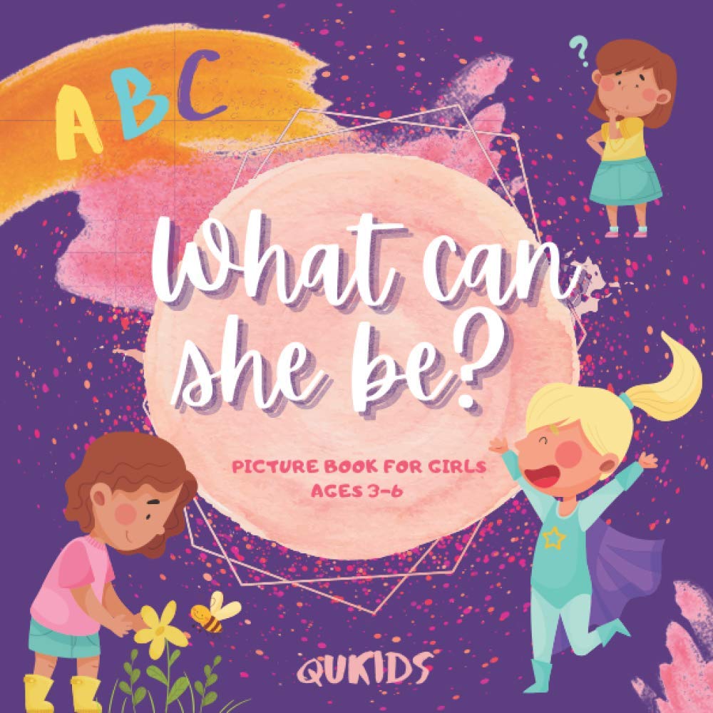 ABC What can she be Picture book for little girls 36 ages