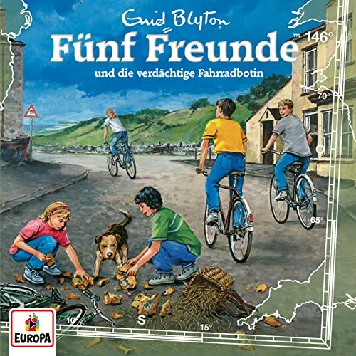 Fünf Freunde und die verdächtige Fahrradbotin book cover