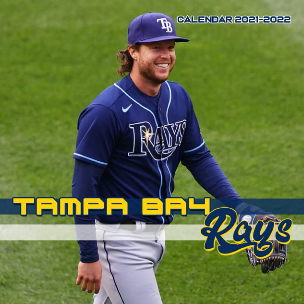 MLB Tampa Bay Rays Calendar 2021 2022 Baseball Calendar 16 Month