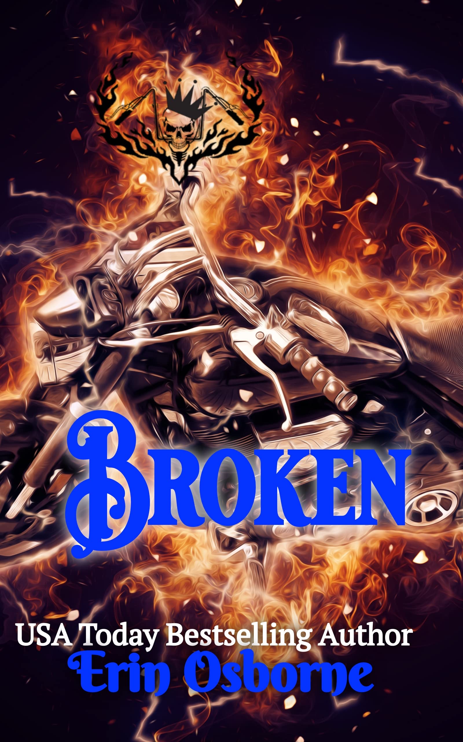 Broken book cover