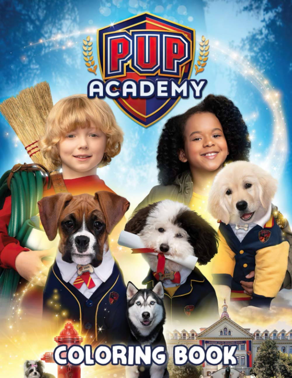 Pup Academy Coloring Book An Amazing Coloring Book For Relaxation And