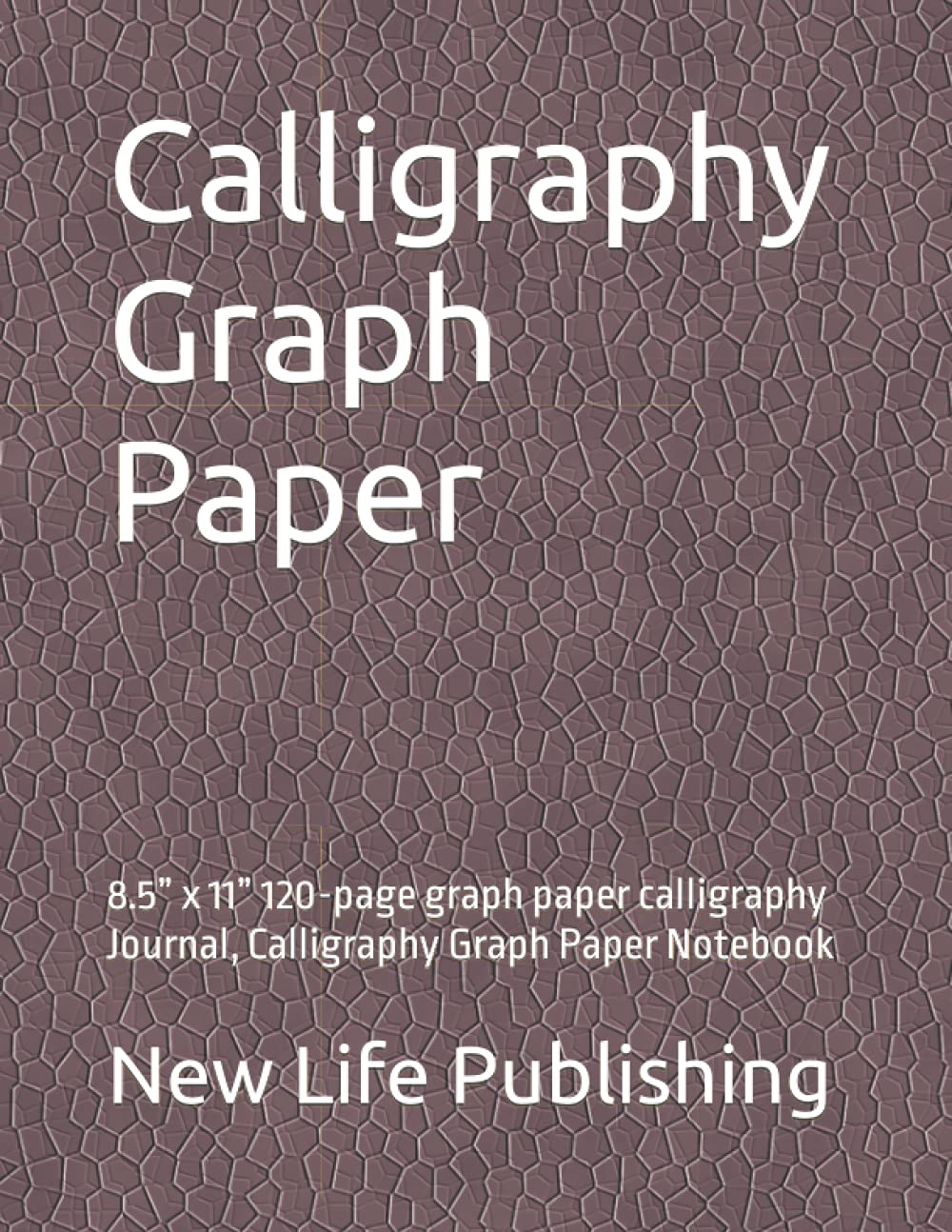 Calligraphy Graph Paper 8.5” x 11” 120page graph paper calligraphy