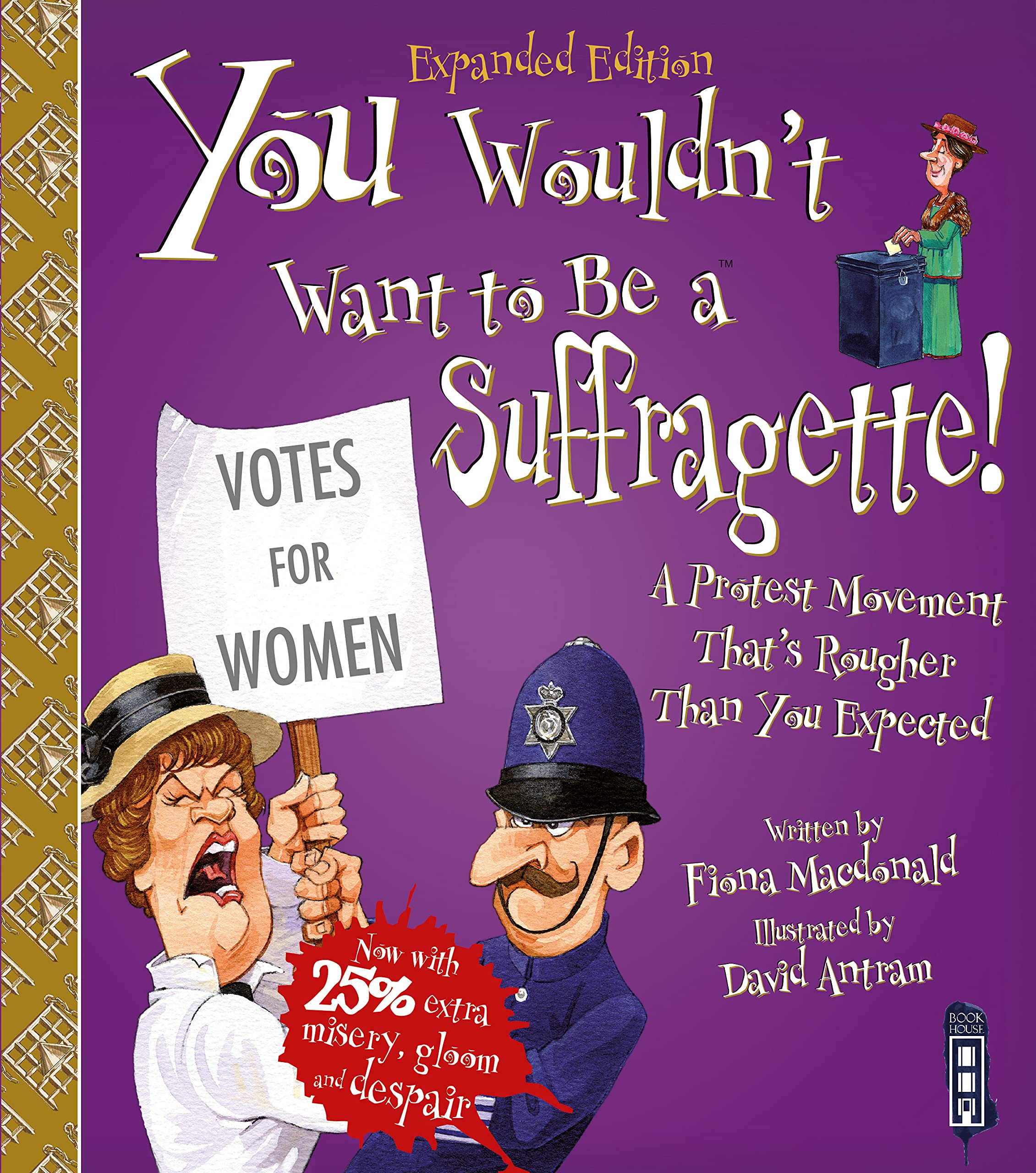 You Wouldn't Want To Be A Suffragette! book cover