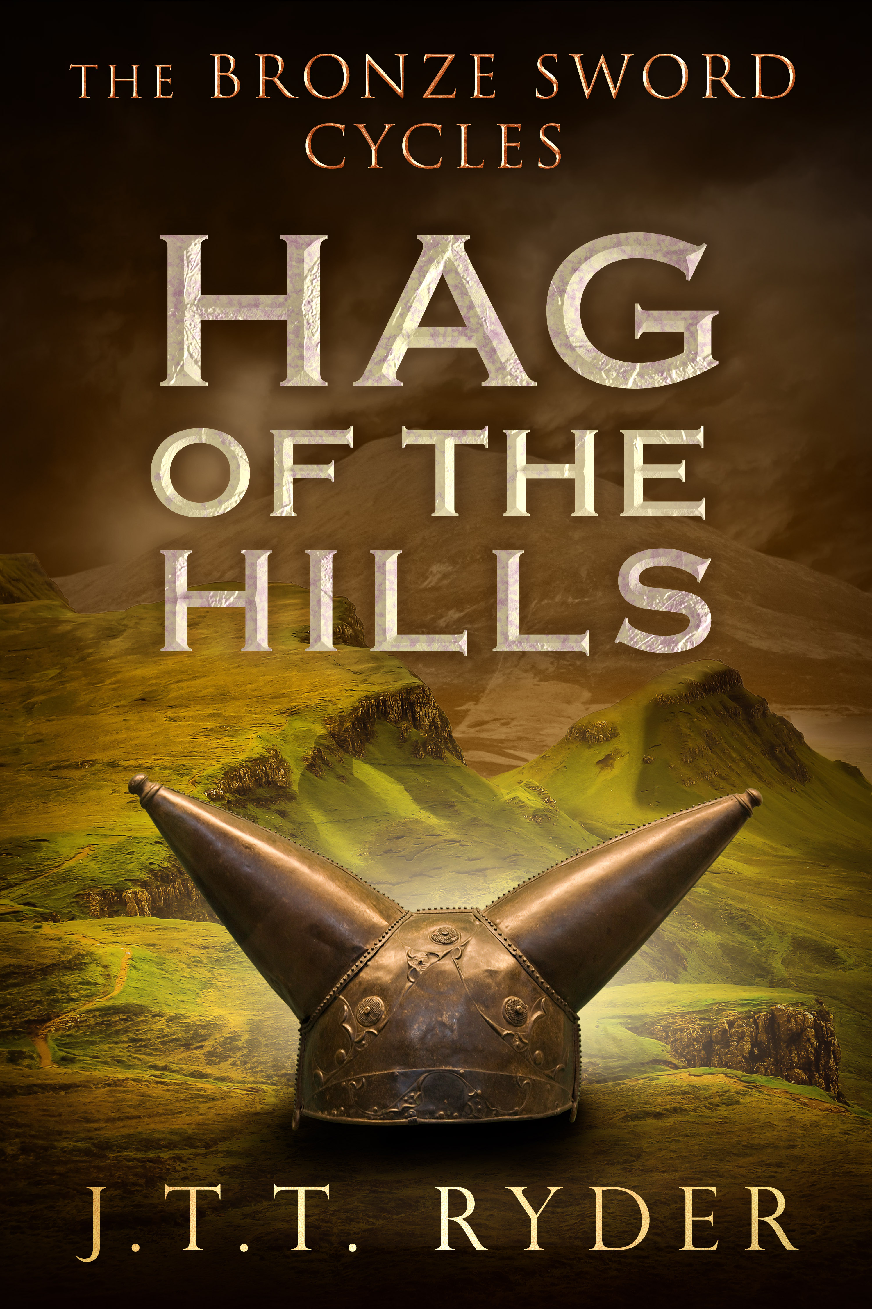 Hag of the Hills by J.T.T. Ryder, an SPFBO 8 novel, dark historical grimdark fantasy with celtic mythology and a warrior's quest for manhood and revenge.