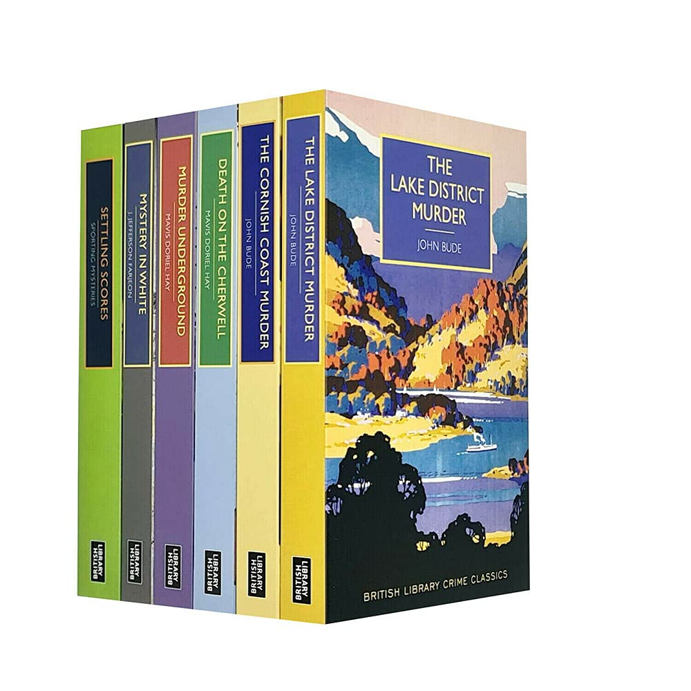 British Library Crime Classics Series 1 Collection 6 Books Set by J