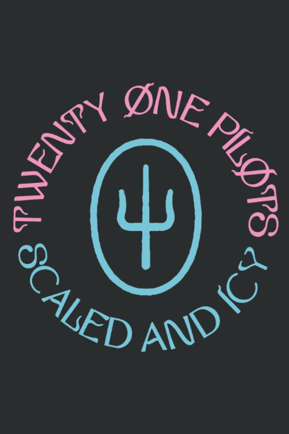 Twenty One Pilots Scaled And Icy Trident Notebook Minimalist 