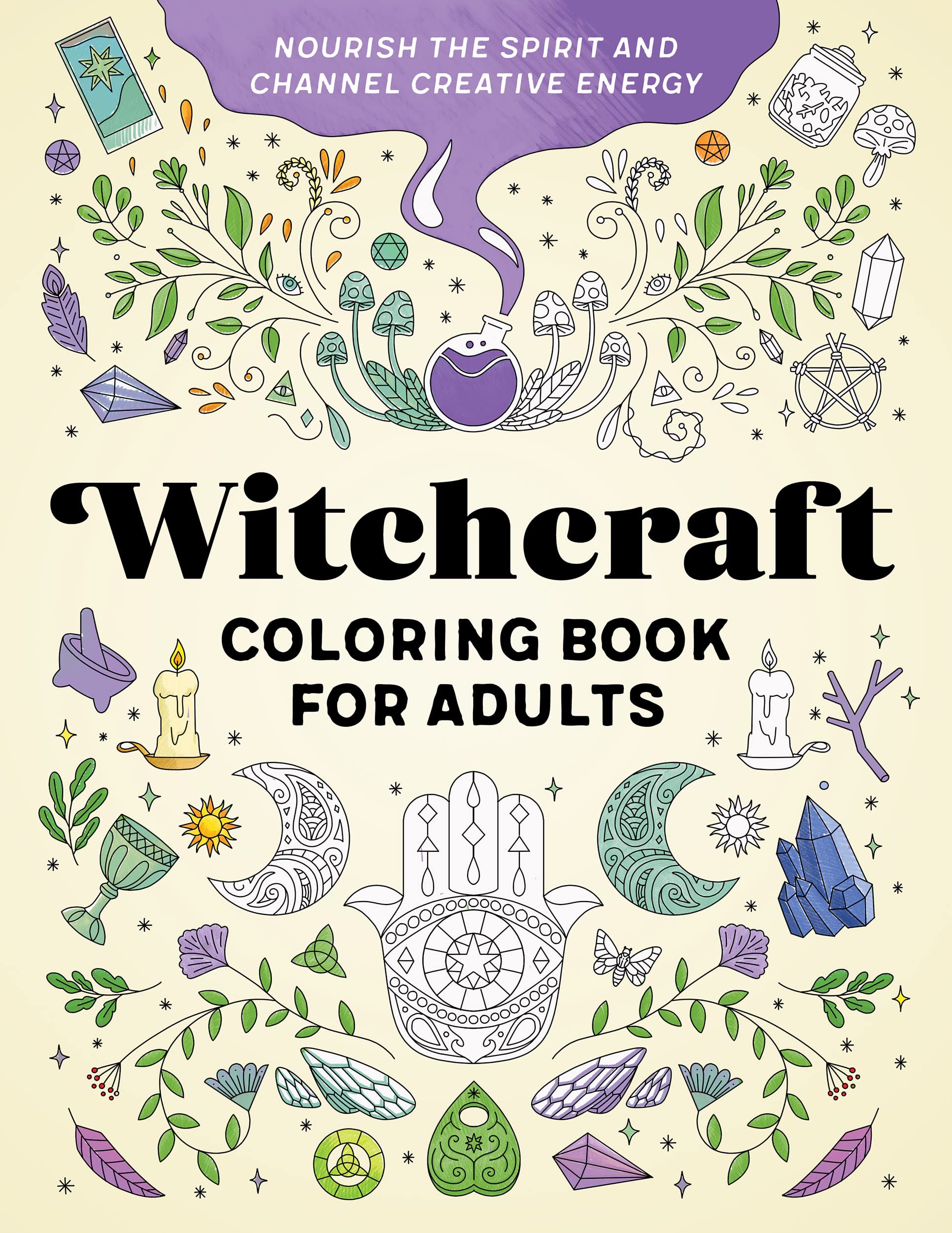 Witchcraft Coloring Book for Adults: Nourish the Spirit and Channel Creative Energy by Rockridge ...