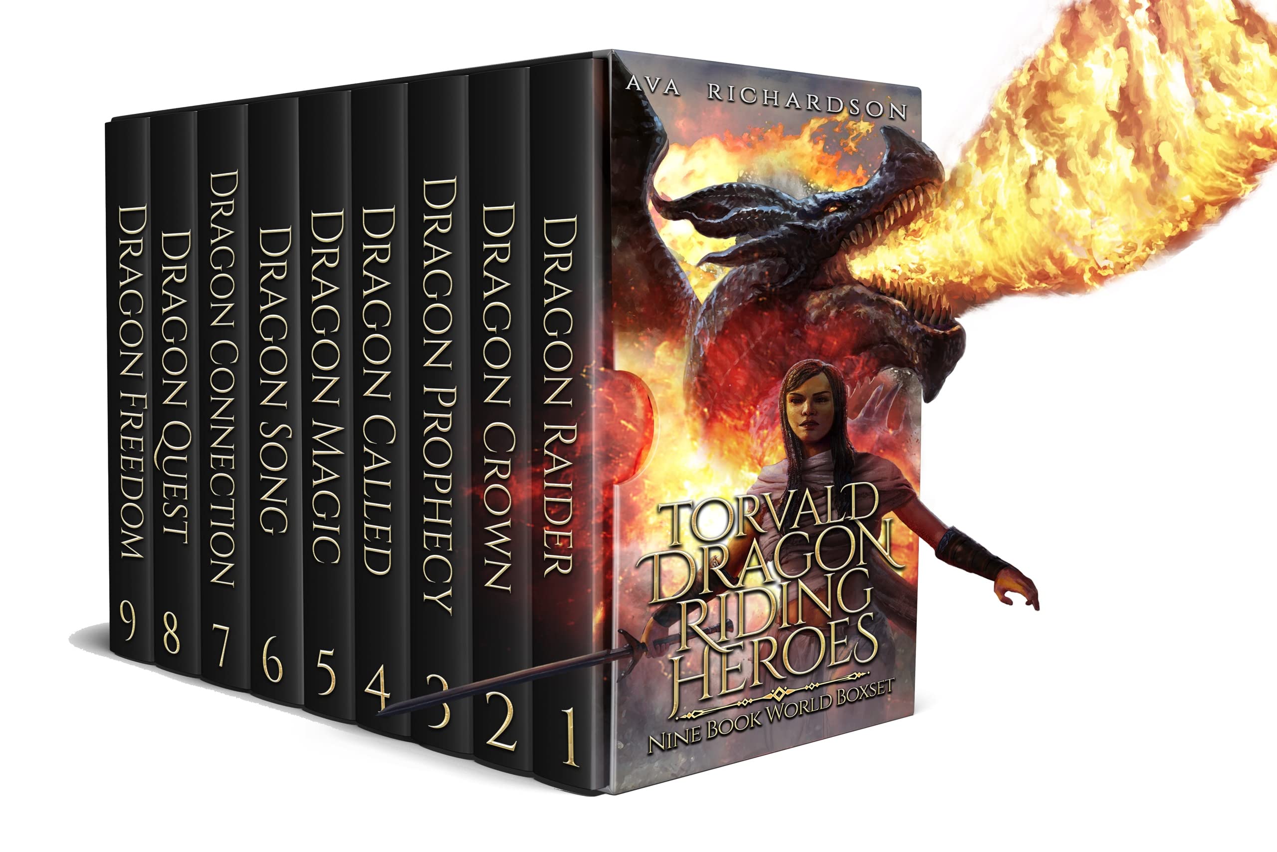 Torvald Dragon Riding Heroes: Nine Book World Boxset