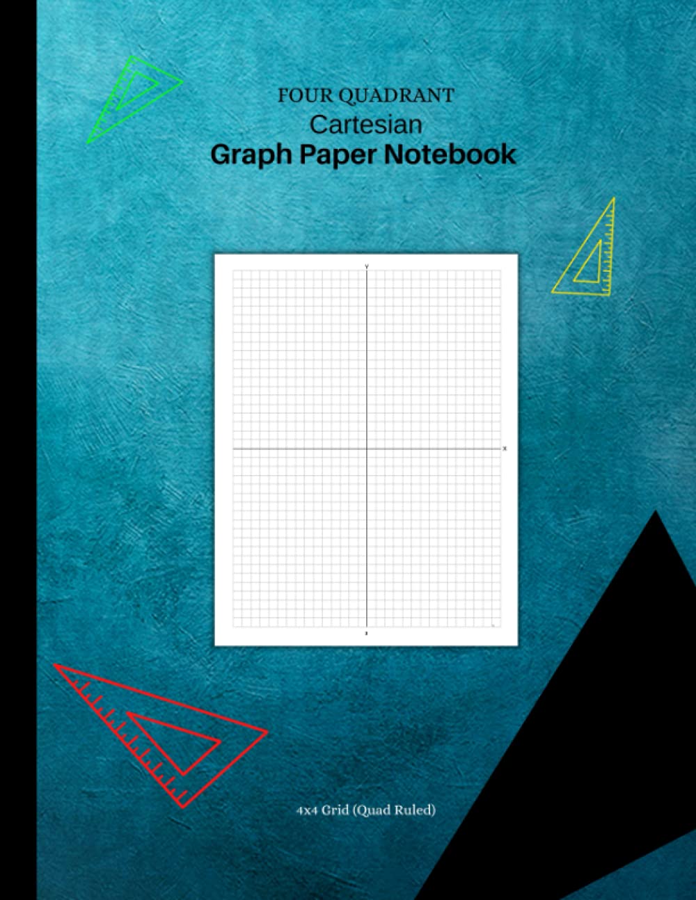 Four Quadrant Cartesian Graph Paper Notebook 4 Quadrant Graph