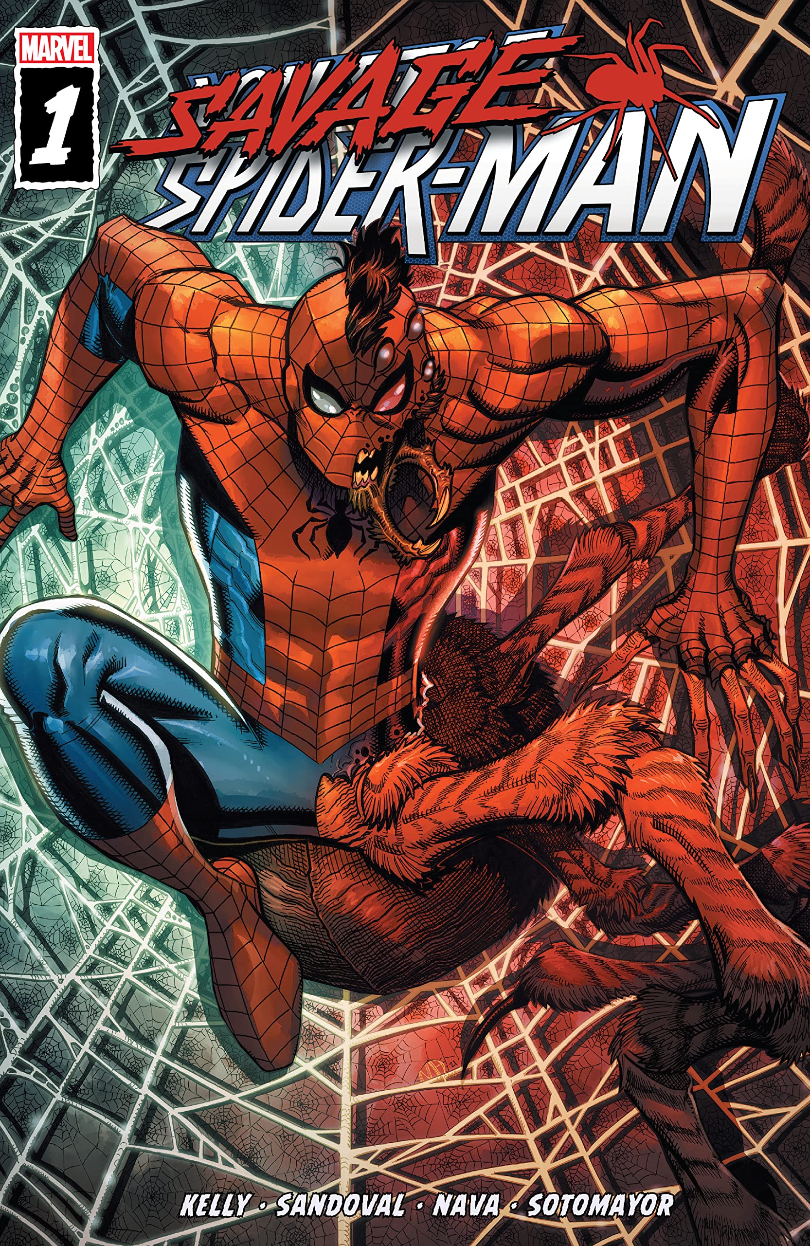 Savage Spider-Man book cover 1