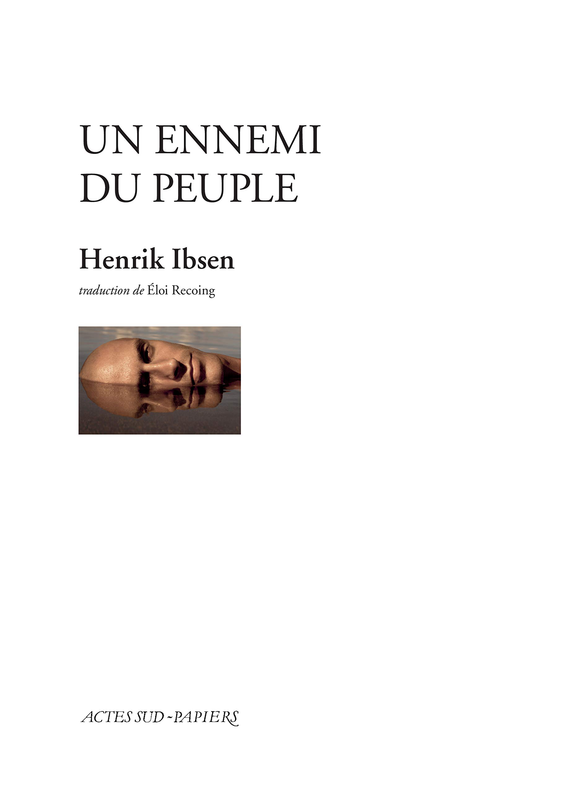 Un ennemi du peuple book cover