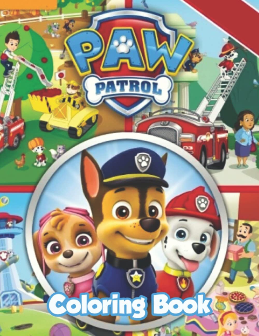 PAW Patroll Coloring Book 100 Pages, A Fun PAW Patroll Coloring Gift