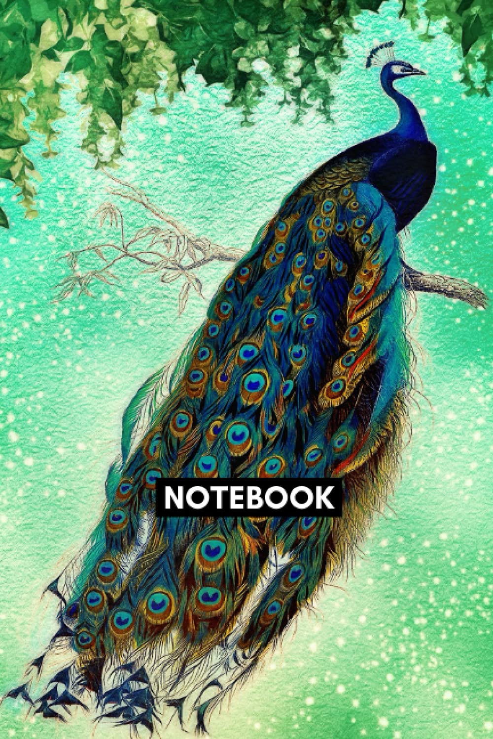 Peacock Notebook Vintage Peacock notebook journal for Kids, Girls, Men