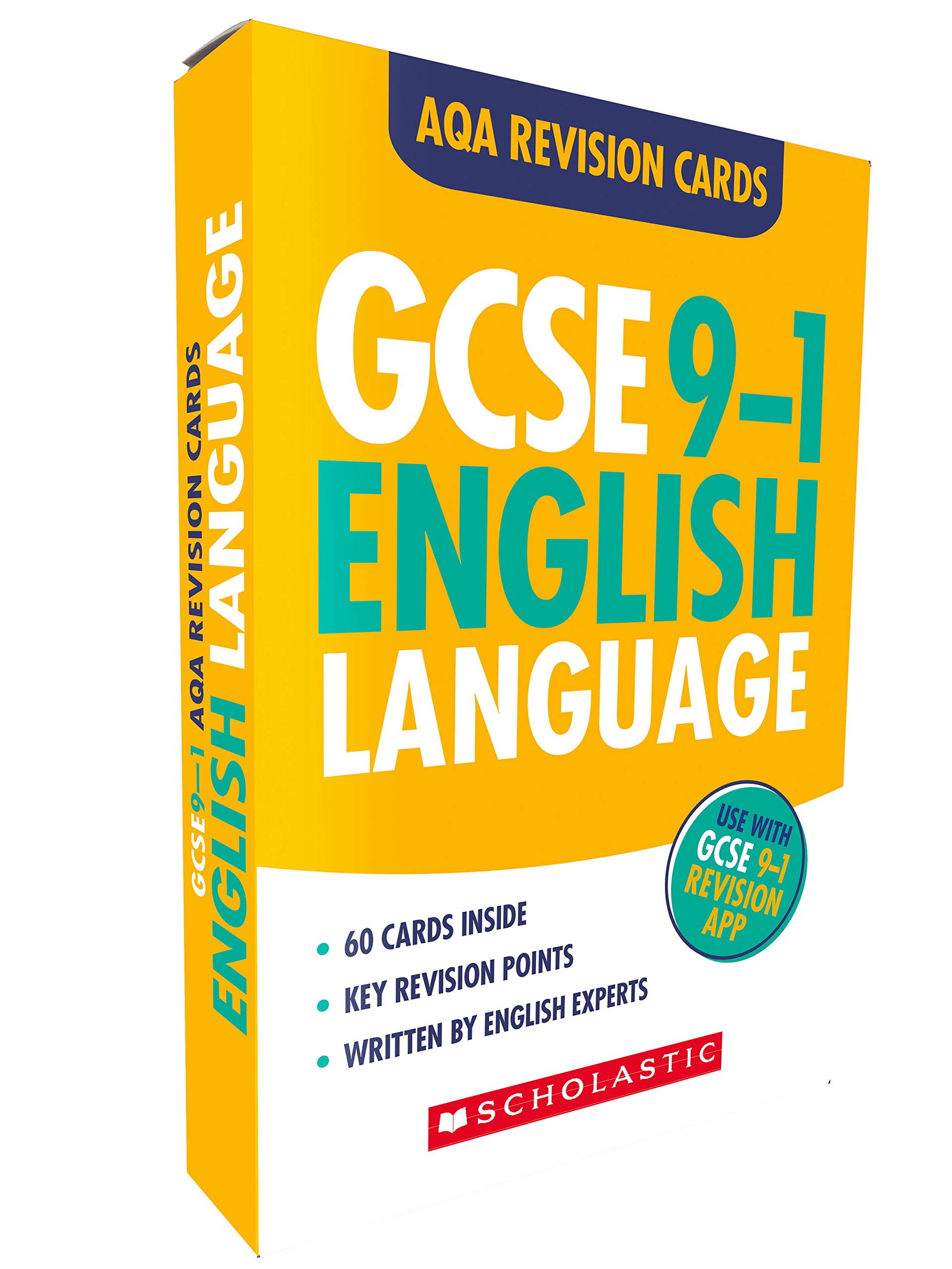 English Language GCSE Revision Cards for AQA English with free