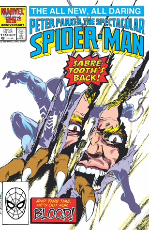 Peter Parker, The Spectacular Spider-Man (1976-1998) #119 book cover