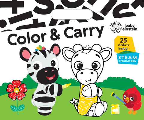 Baby Einstein - Color & Carry Book - 25 Stickers Included! - Baby Einstein book cover