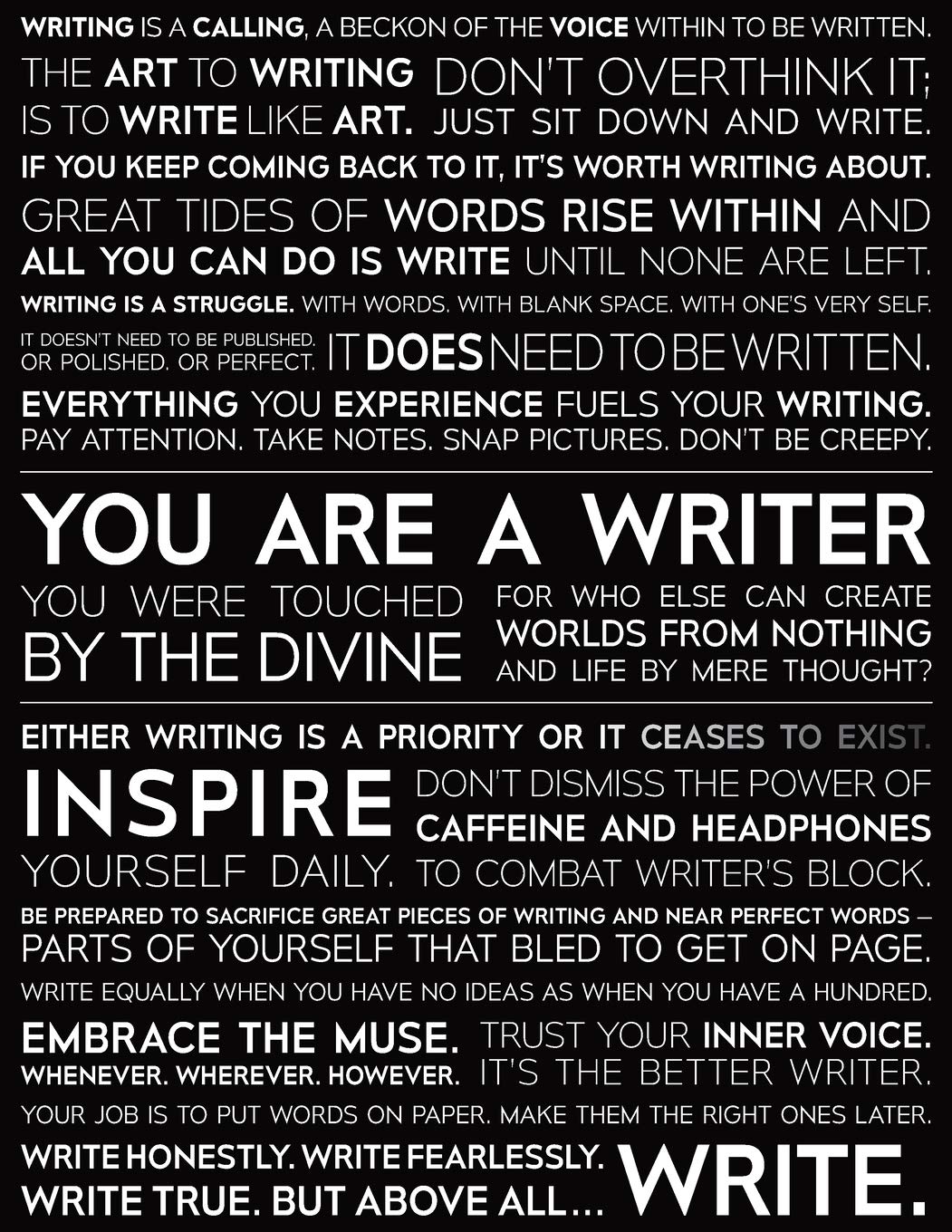 Writer’s Inspirational Journal | Writing Quotes &amp; Prompts | The Writing ...
