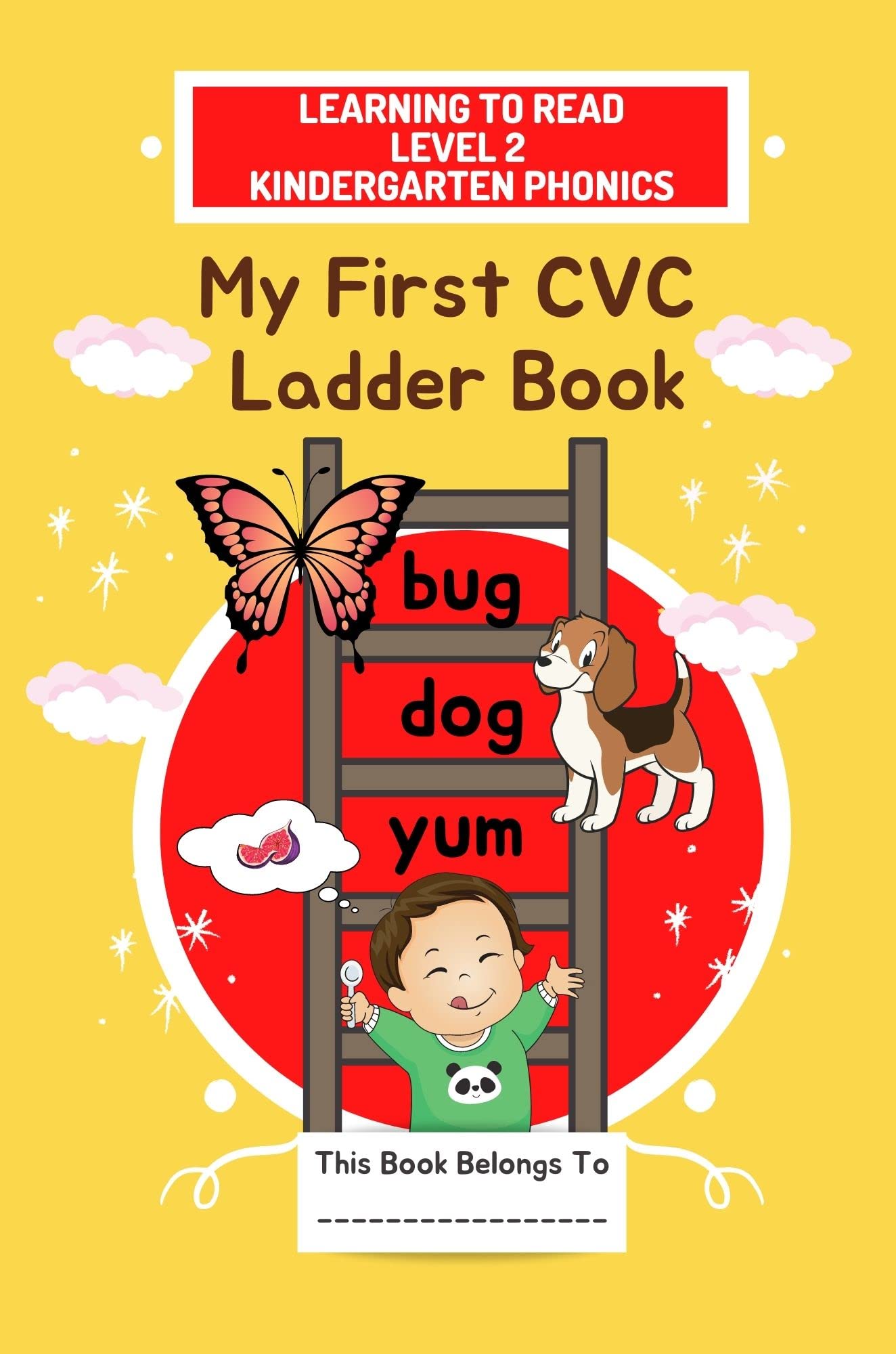 My First CVC Ladder Book Learning To Read Level 2 Kindergarten Phonics