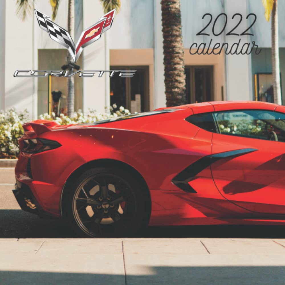 Chevrolet Corvette Wall Calendar 2022 Chevrolet Corvette Calendar