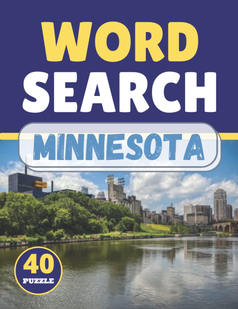 Minnesota Word Search: Themed Activity Puzzle Book|Large Print ...