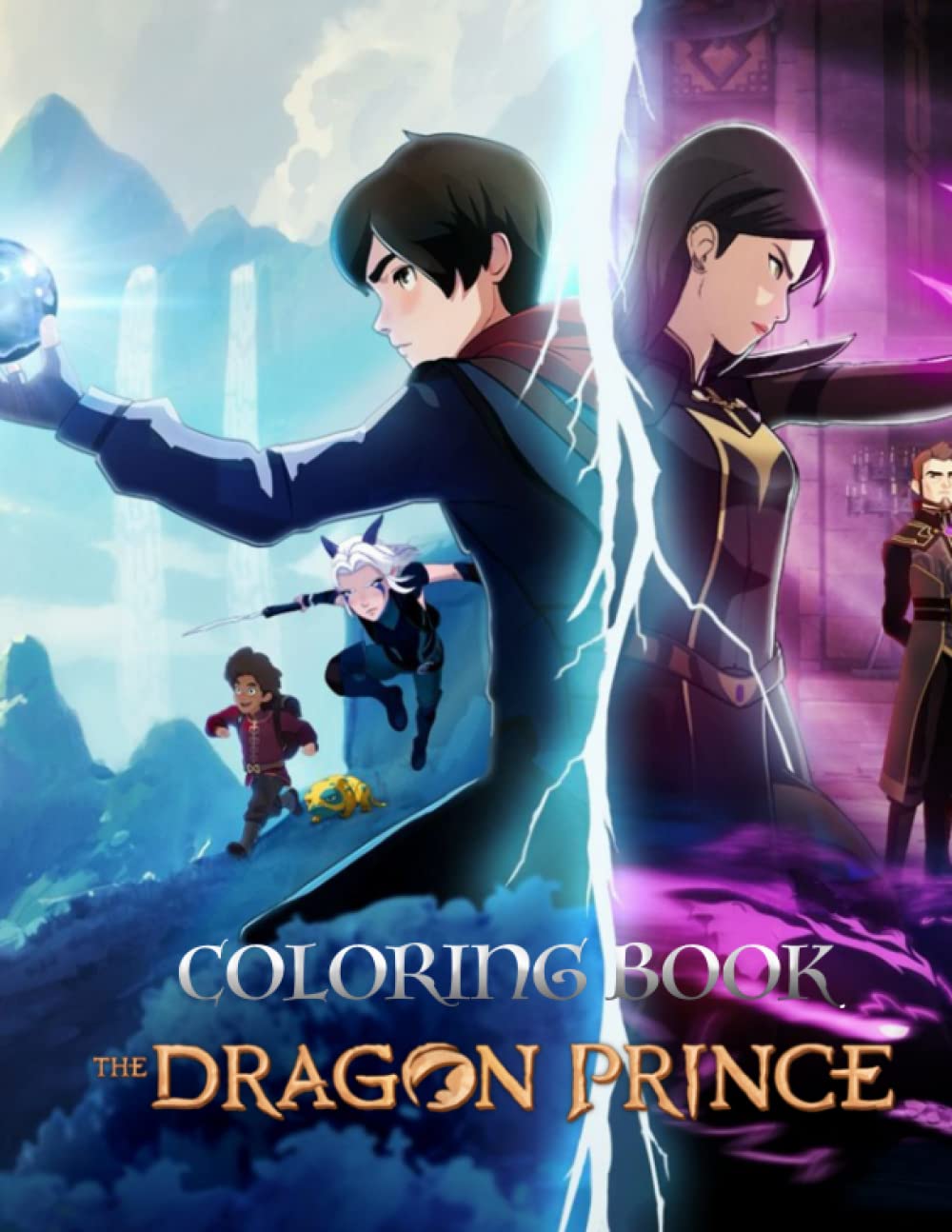 The Dragon Prince Coloring Book Amazing gift for All Ages and Fans