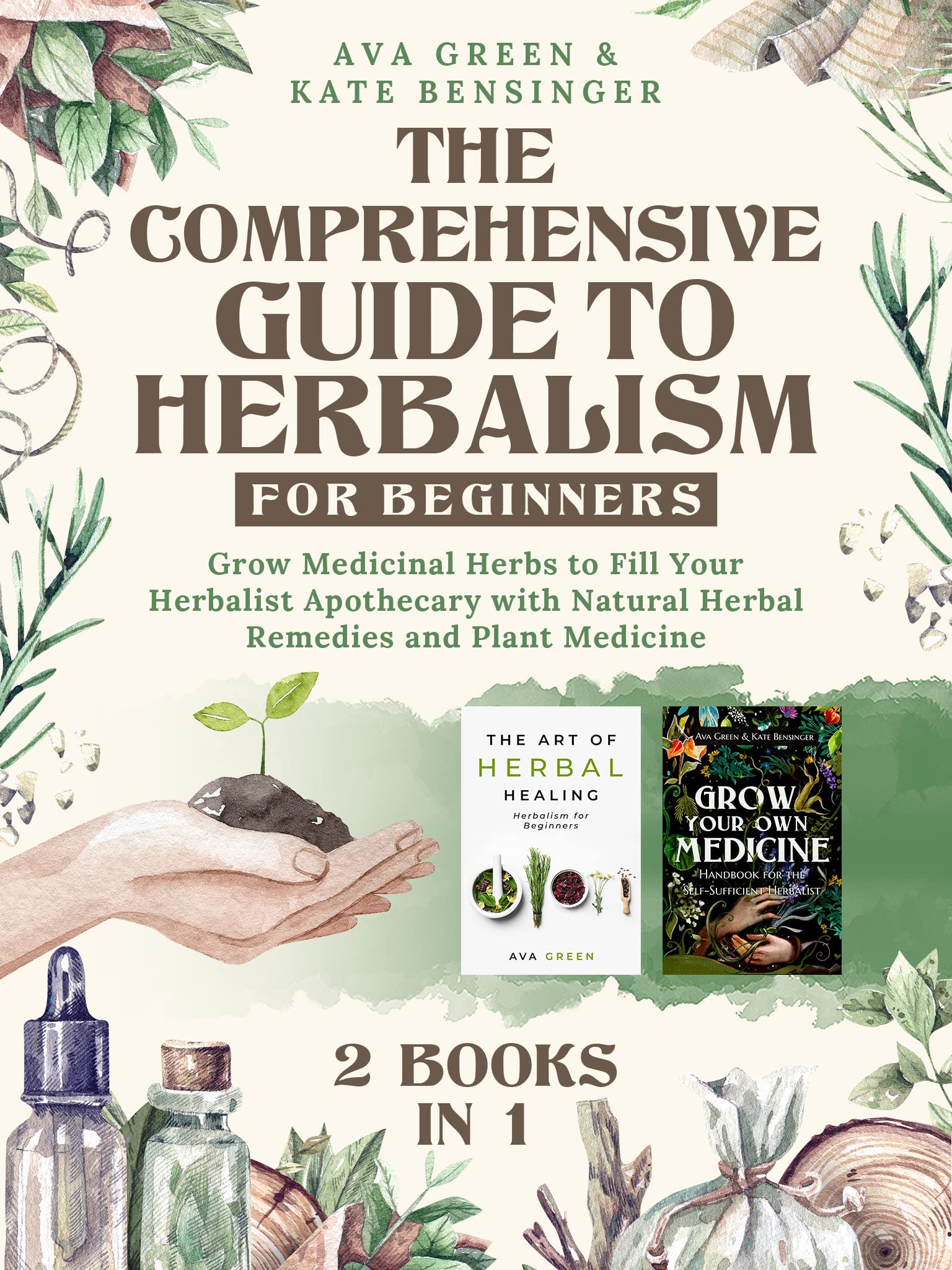The Comprehensive Guide to Herbalism for Beginners book cover