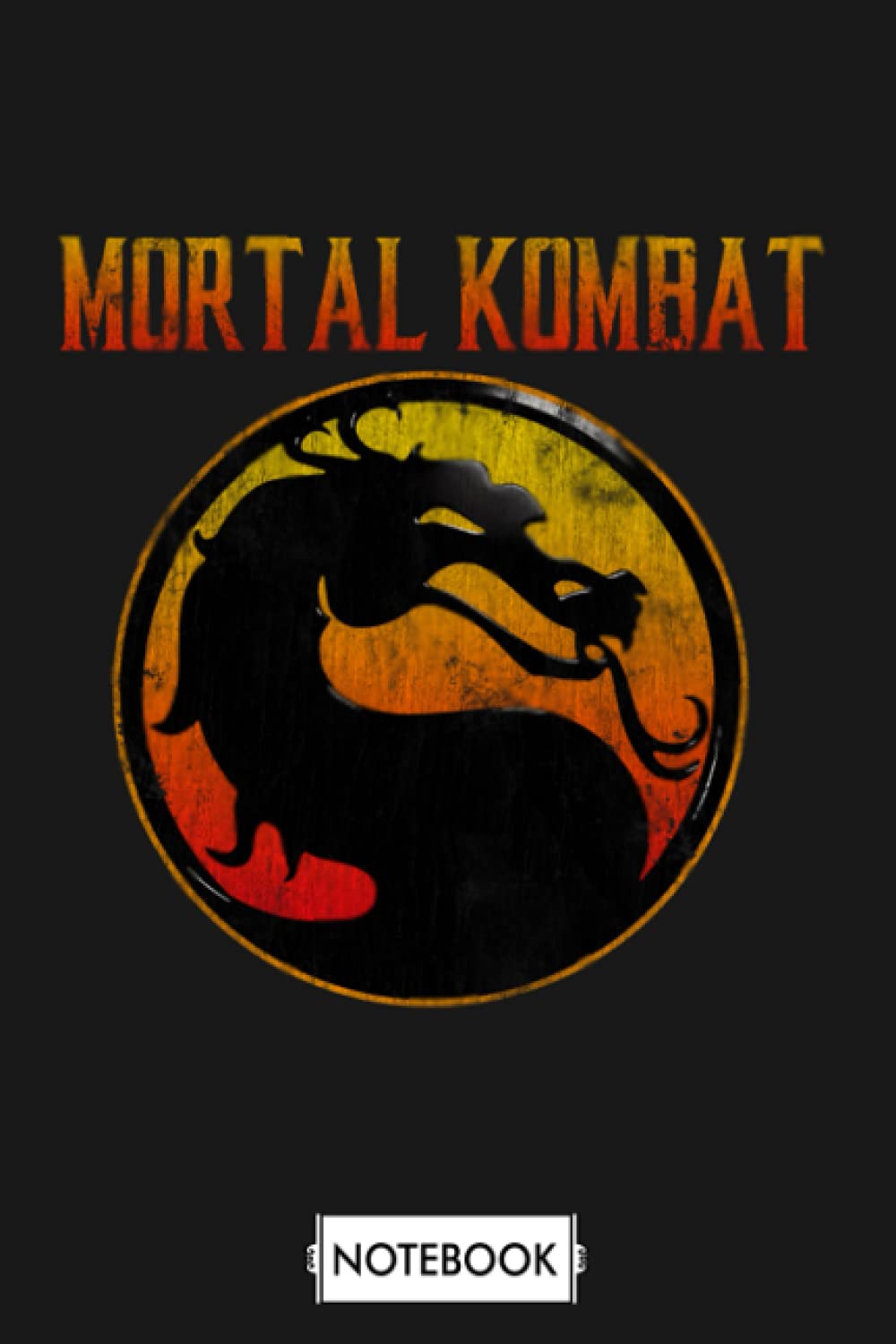 Vintage Mortal Kombat Mortal Kombat X Notebook Journal, Diary, 6x9 120