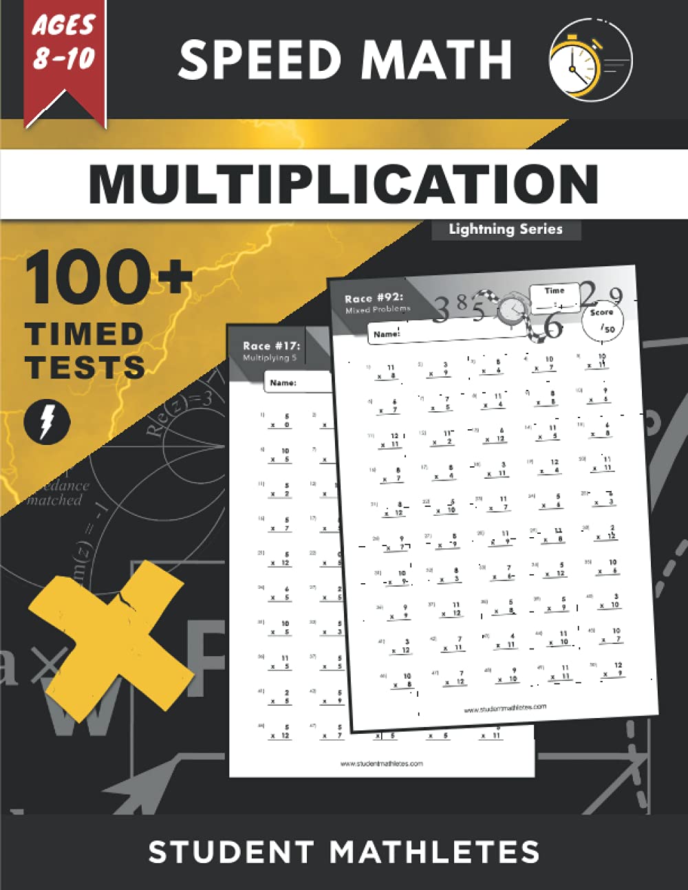 Speed Math 100+ MULTIPLICATION Timed Tests Fundamental Practice