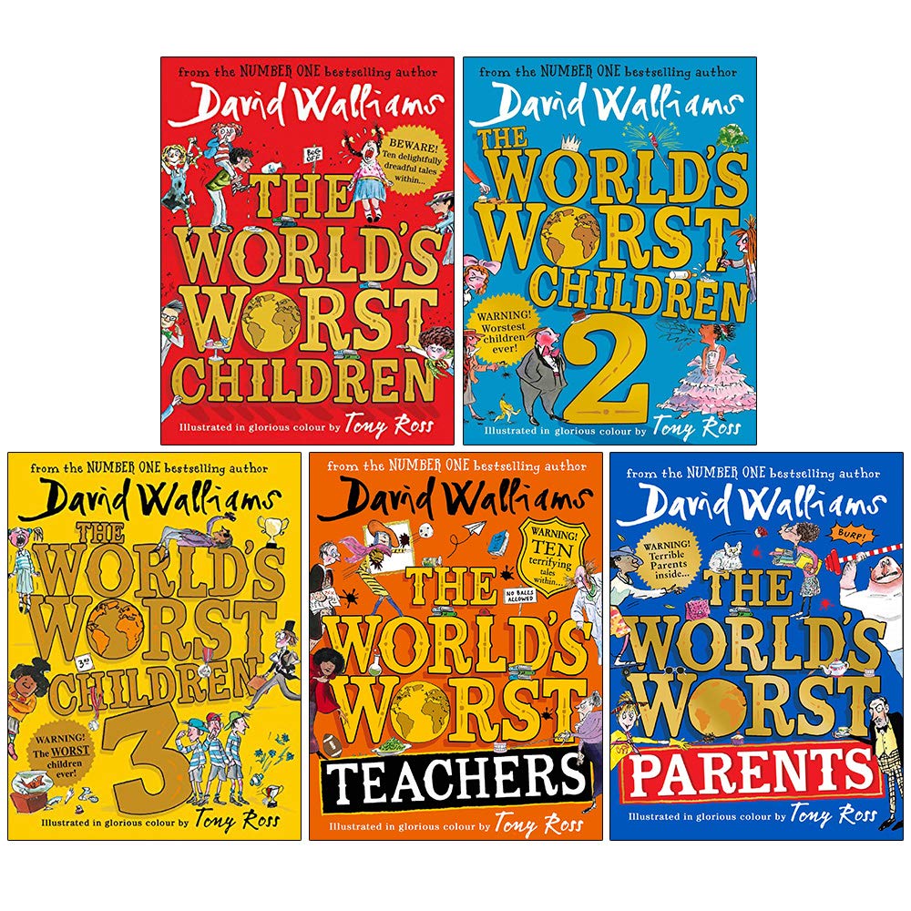 David Walliams World's Worst Children 5 Books Collection Set by David Walliams Goodreads