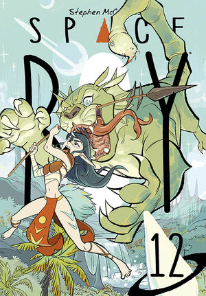 Stephen McCranie's Space Boy Volume 12 book cover