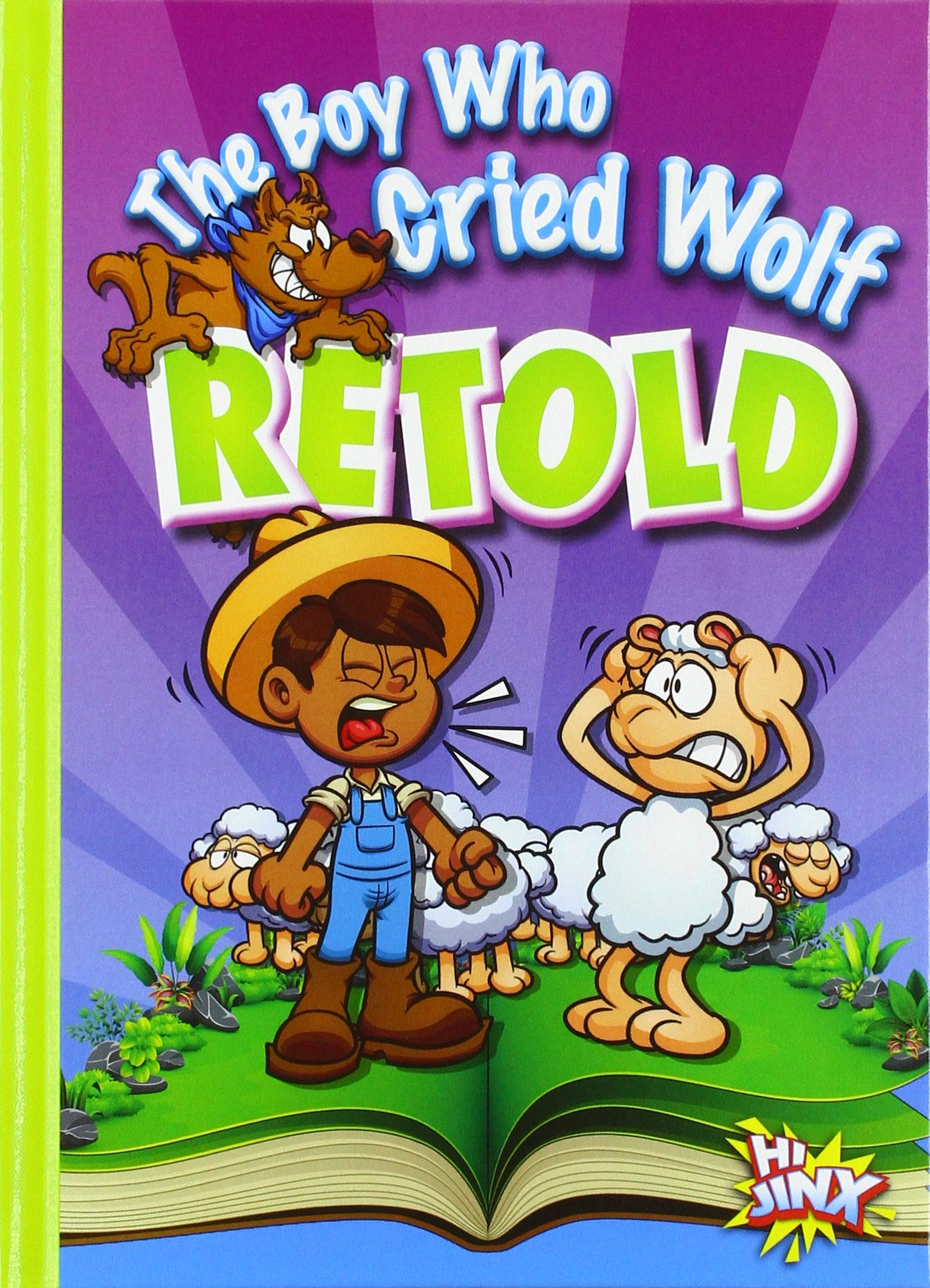 The Boy Who Cried Wolf Retold book cover
