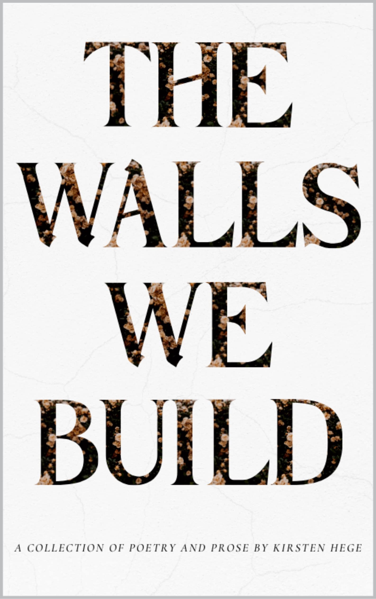 The Walls We Build a collection of poetry and prose by Kirsten Hege