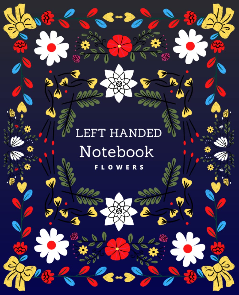 Left handed notebook Left handed notebook wide ruled composition