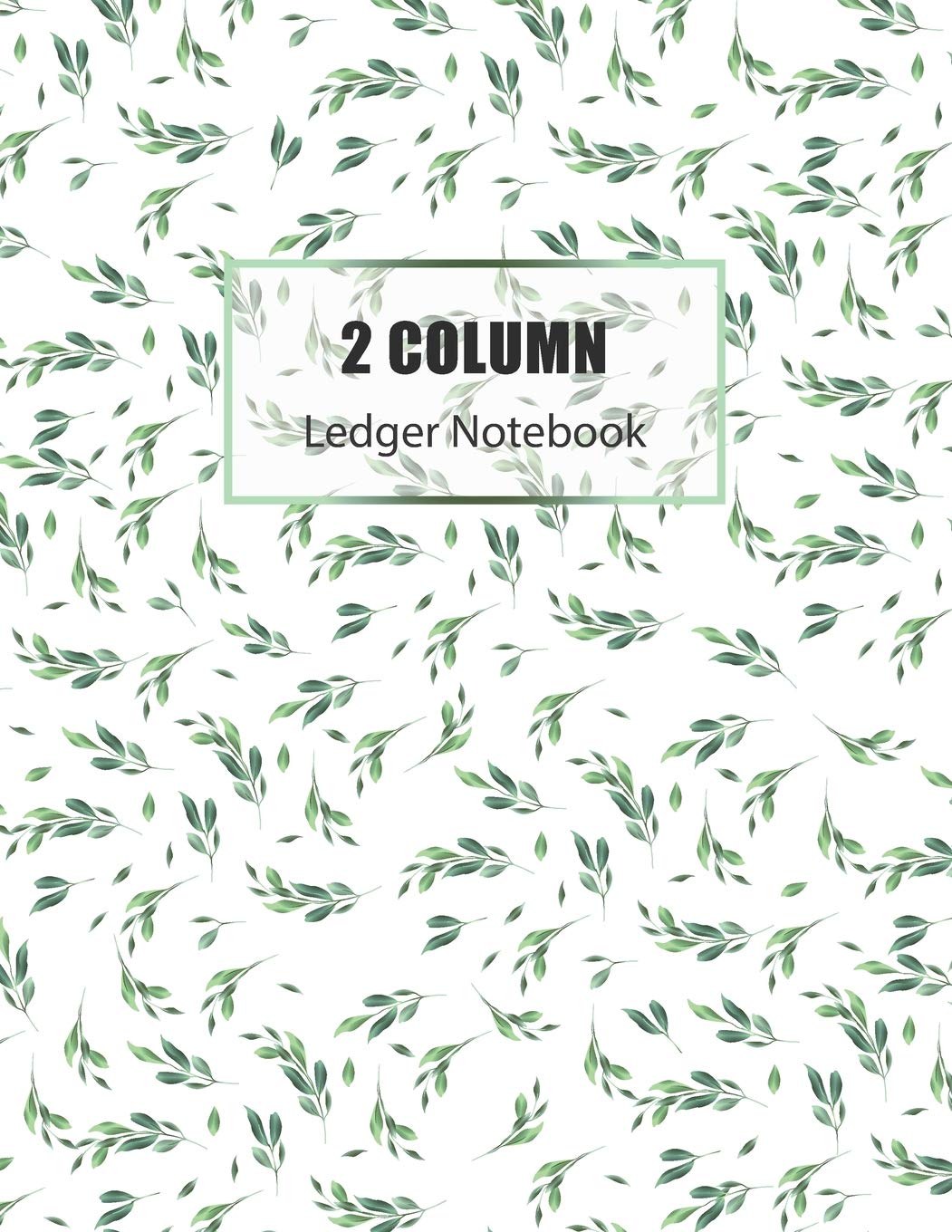 2 Column Ledger Book Accounting Ledger Notebook Business Financial